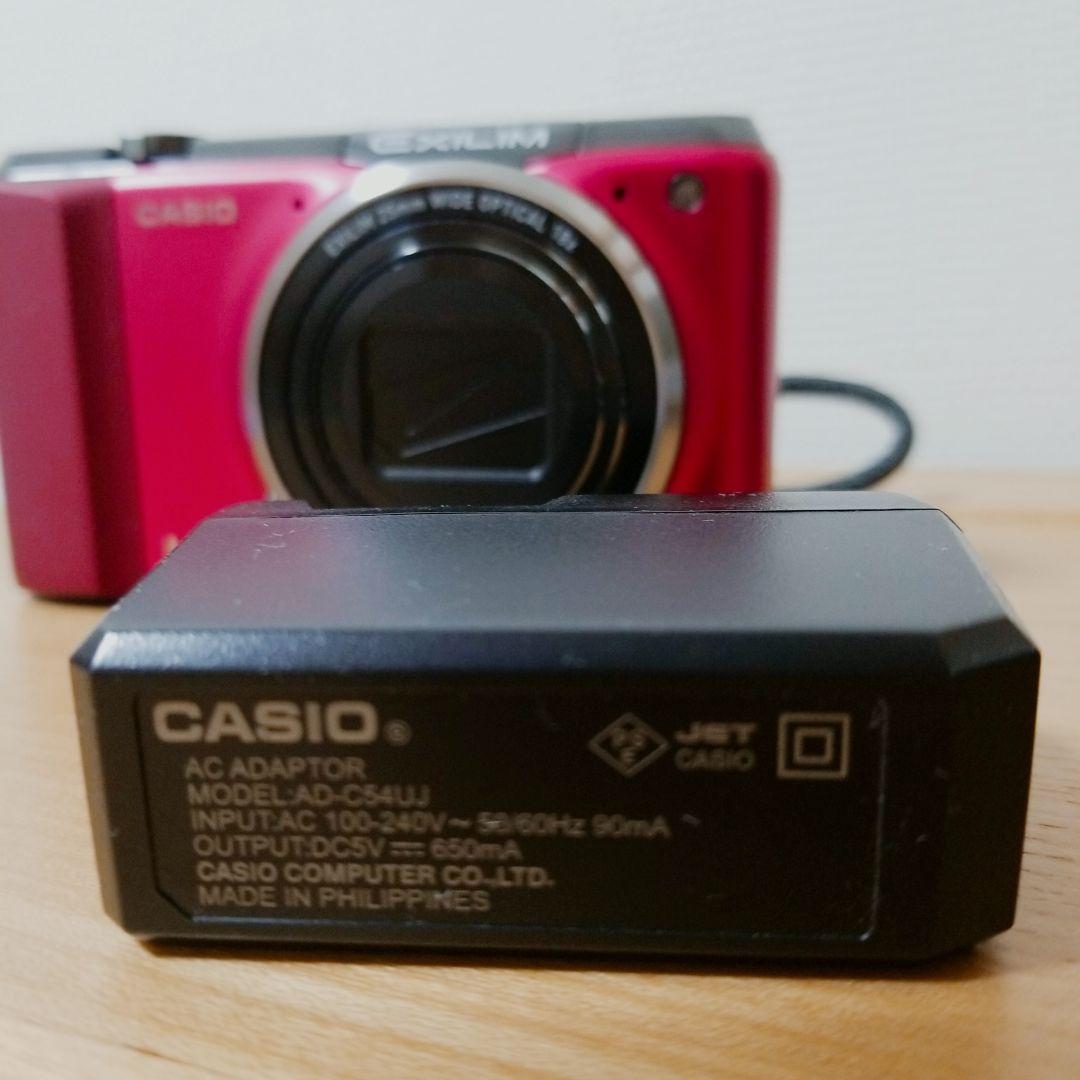 極美品　CASIO デジタルカメラ　EXLIM EX-ZR800　レッド