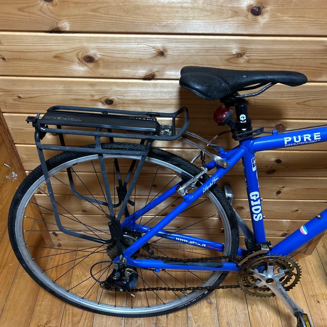 GIOS PURE 青 リアキャリア付き 手渡し大歓迎！千葉県