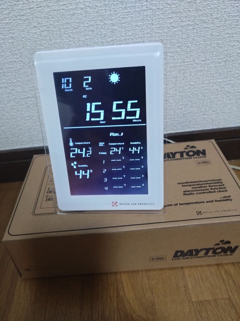 HOUSE USE PRODUCTS DAYTON デジタル置時計 温度湿度