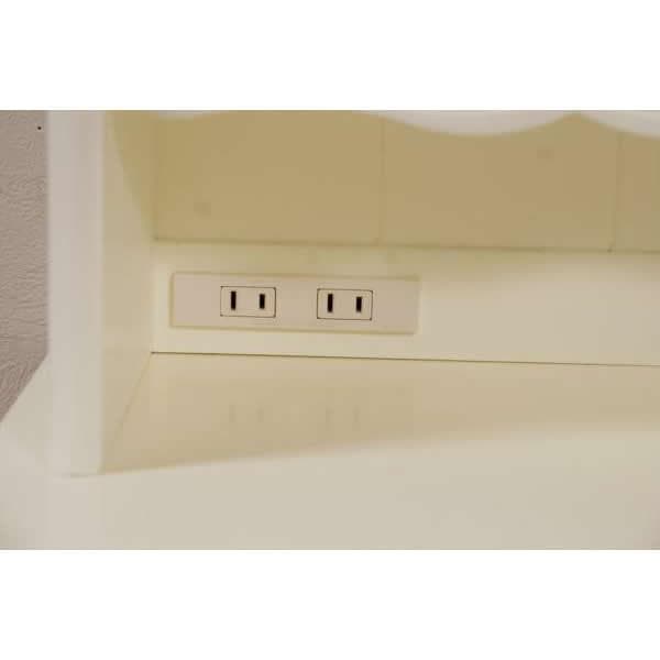 【新品訳あり】天然木 無垢 ロココ調 デスク アウトレット 勉強机 学習机