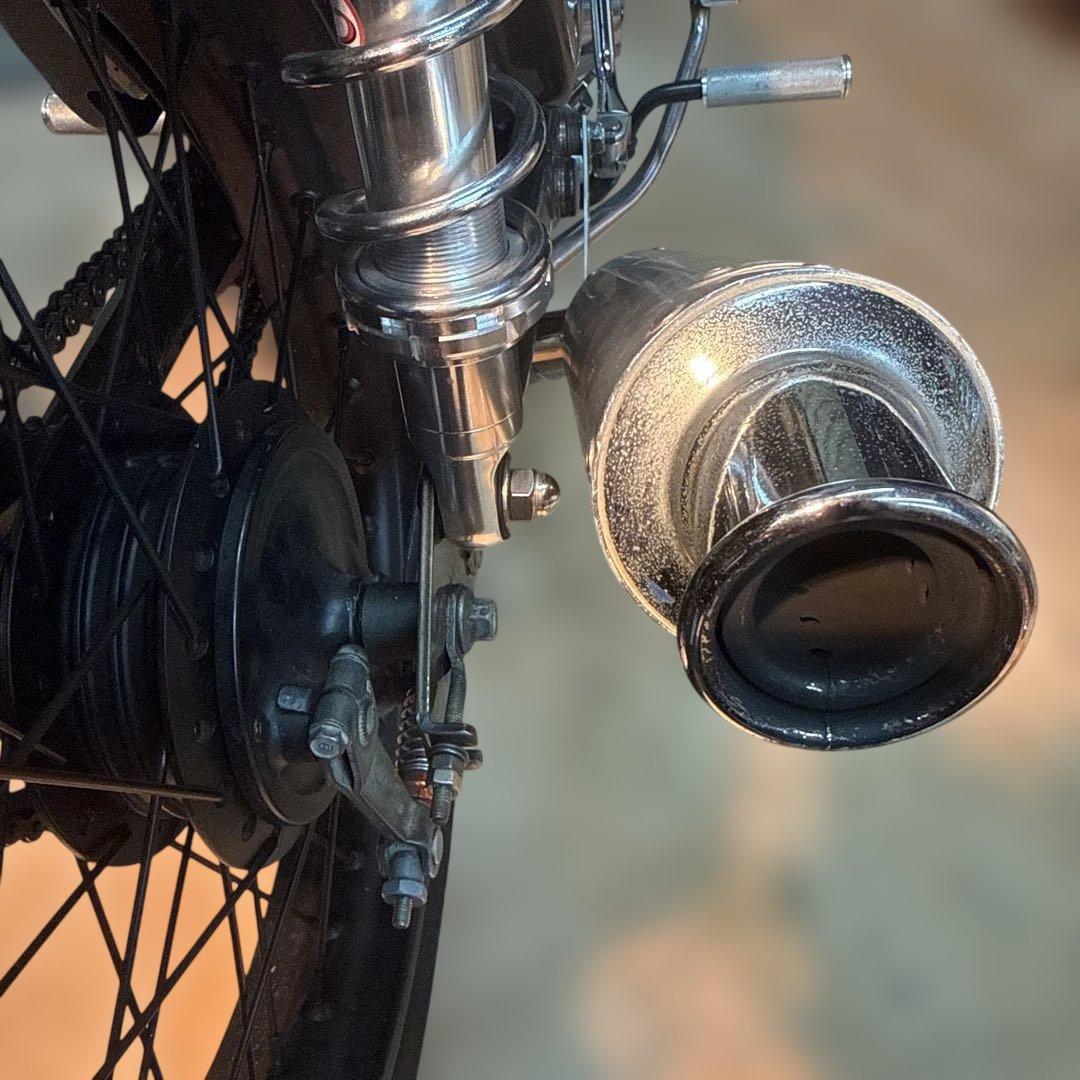 スーパーカブ 武川ボンバーマフラー　ワンオフ　マフラー　送料込み