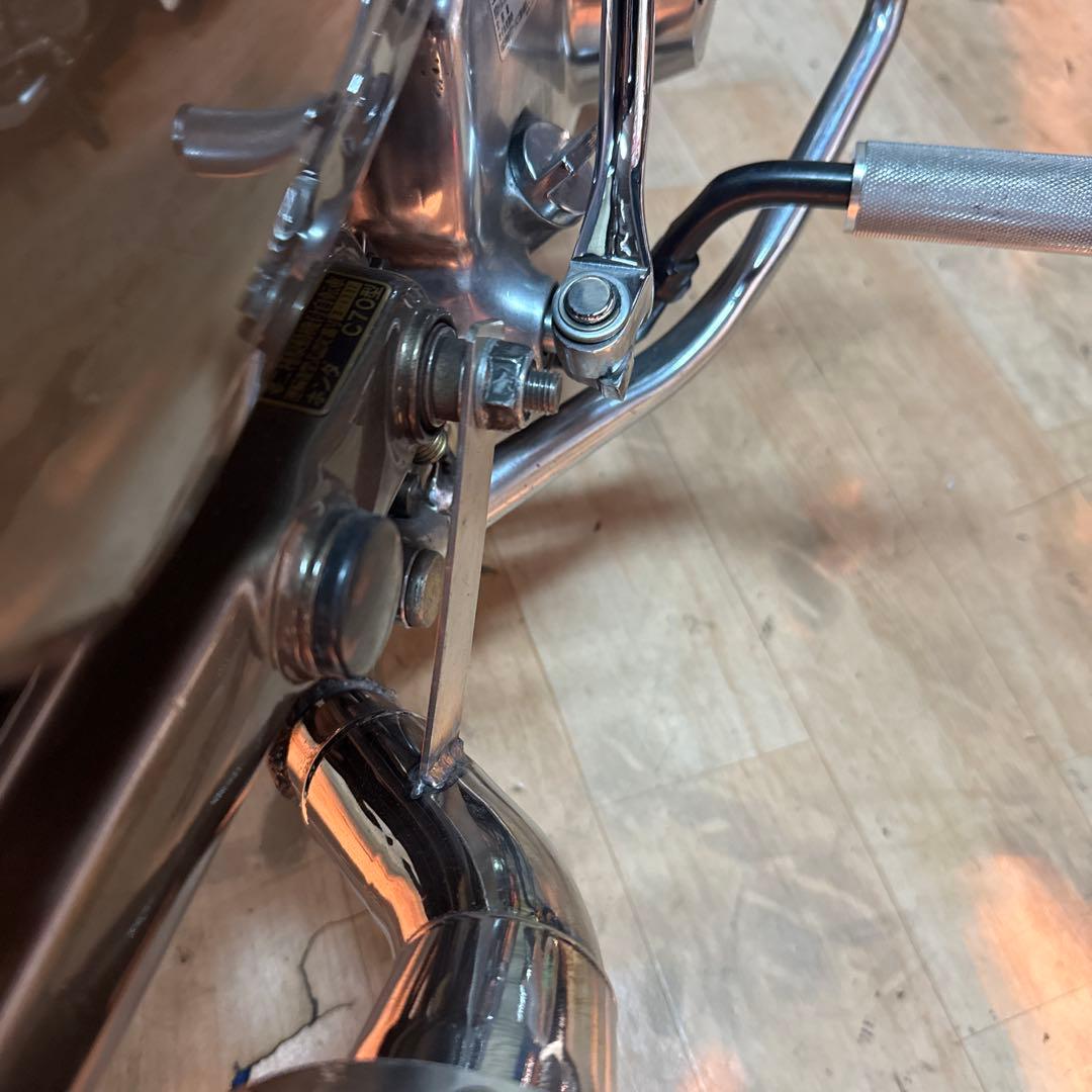 スーパーカブ 武川ボンバーマフラー　ワンオフ　マフラー　送料込み