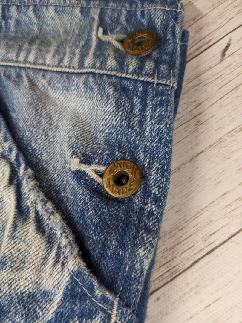 ユニオンサプライ/リペア・ヴィンテージ加工/再構築デニムオーバーオール