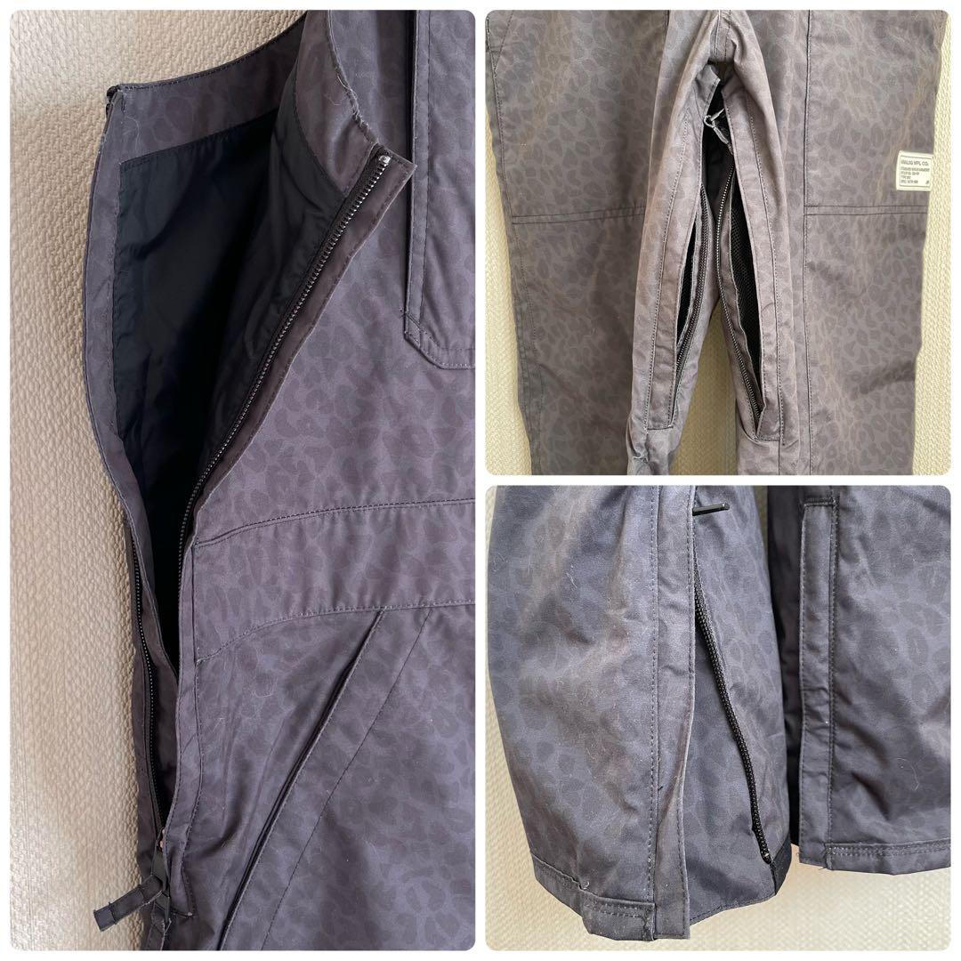 Analog アナログ スノボウェア スキーウェア ビブパンツ ヒョウ柄 総柄