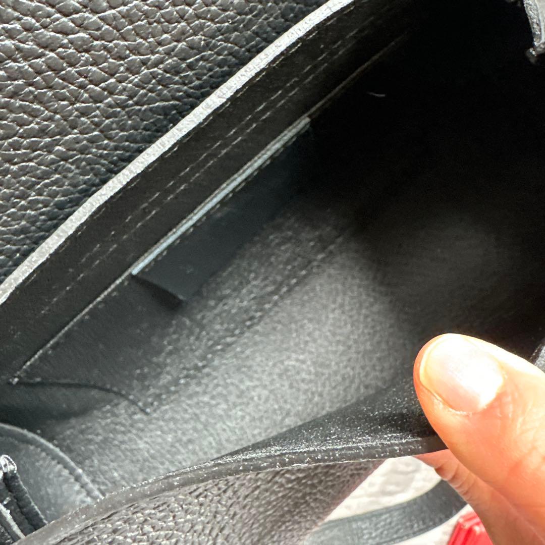 に*郎様 ブラックショルダーバッグ