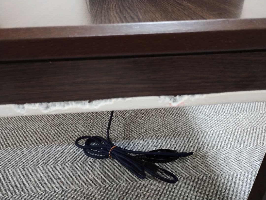 KIRA【値下げ中】木製ダークブラウン長方形こたつ　ニトリ