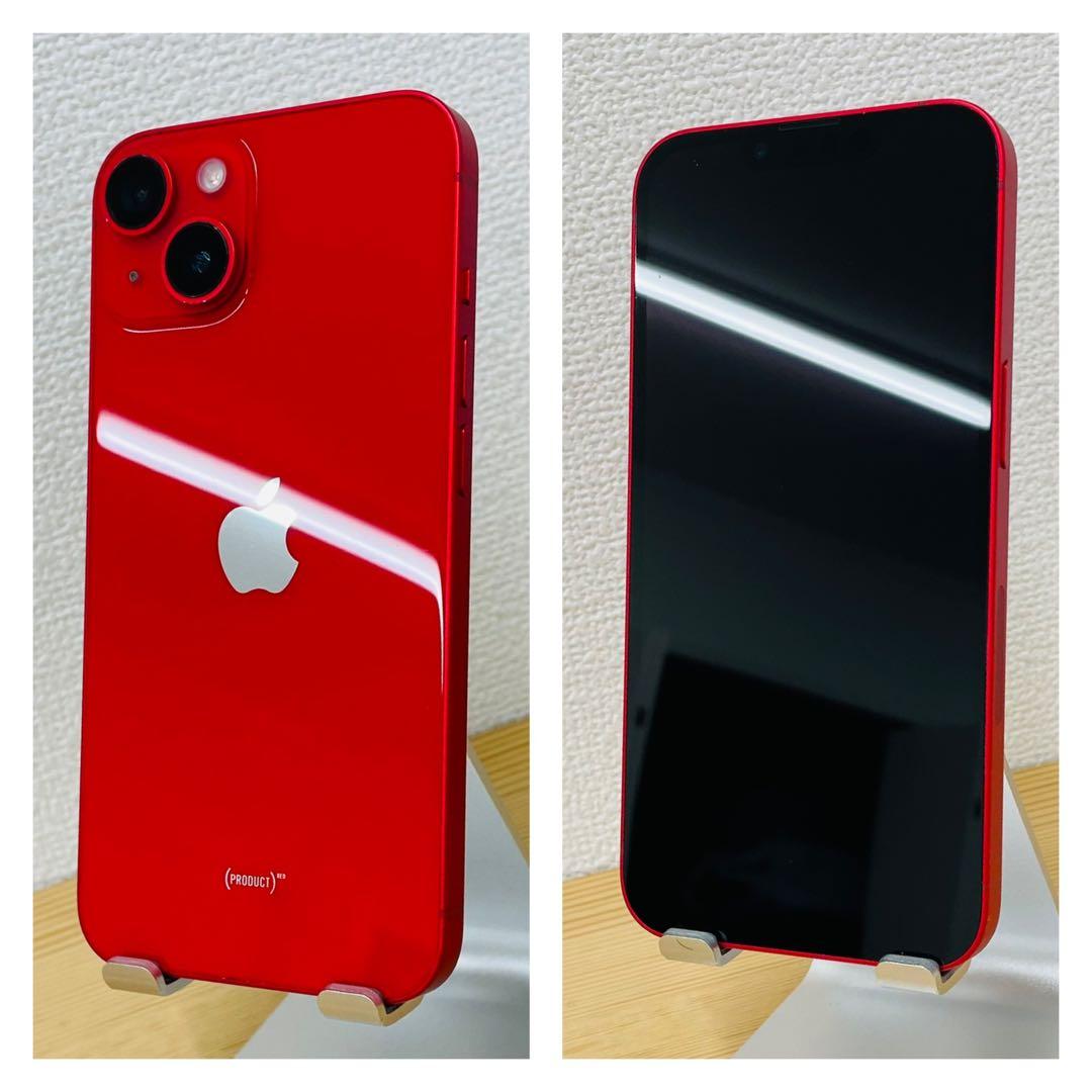 B 純正100% iPhone 14 レッド　128 GB SIMフリー　本体
