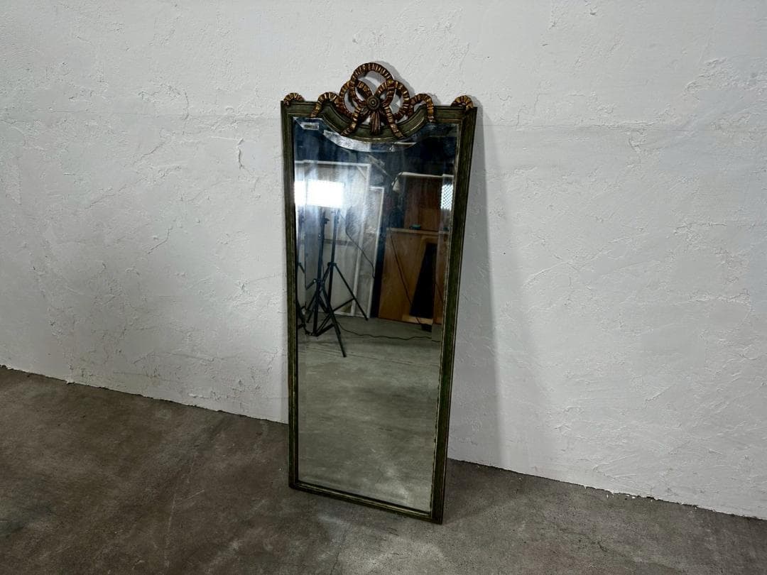 『イタリア製』壁掛けミラー ミラー 鏡 姿見 ヴィンテージ RWmis16