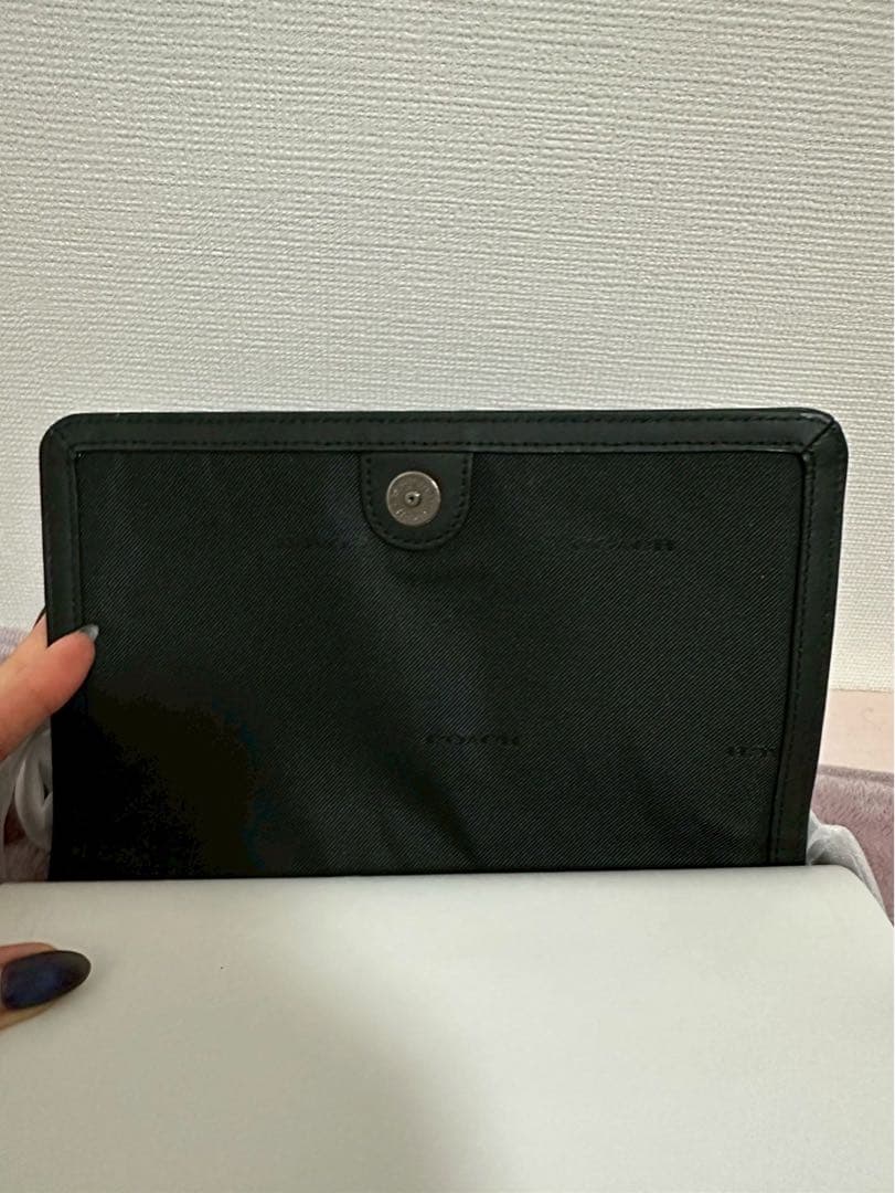 コーチ ショルダーバッグ　クロスボディ ブラック レザー