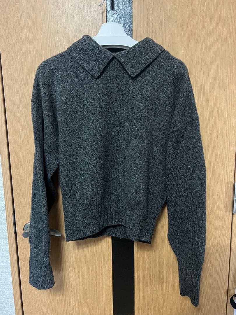 Apartment three ニットポロ