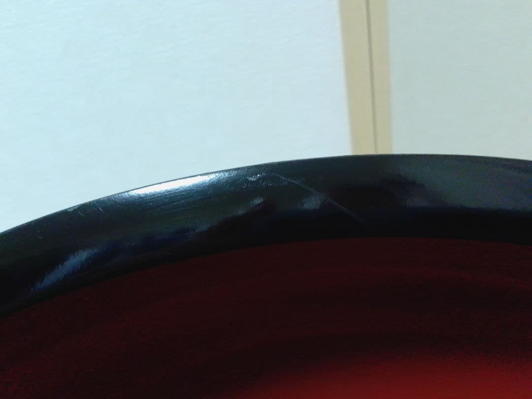 ☆美品☆ こね鉢 直径48cm 1尺6寸 うどん そば 道具 麺打ち 漆器 木製