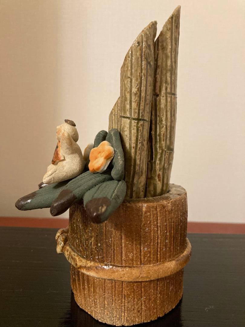 河井美晴さんの陶器の門松　お正月