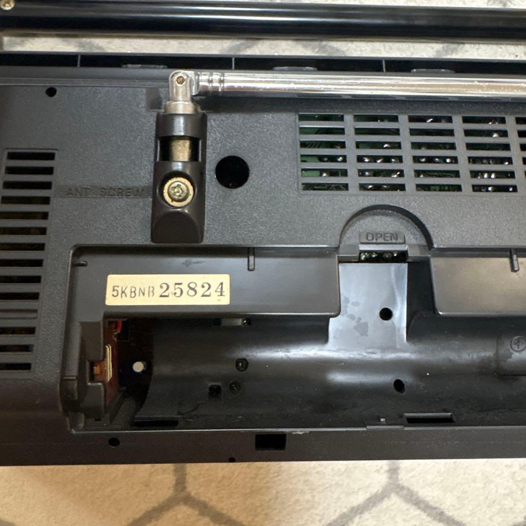 National ラブコール RX-FW50 ブラック レトロ ラジカセ