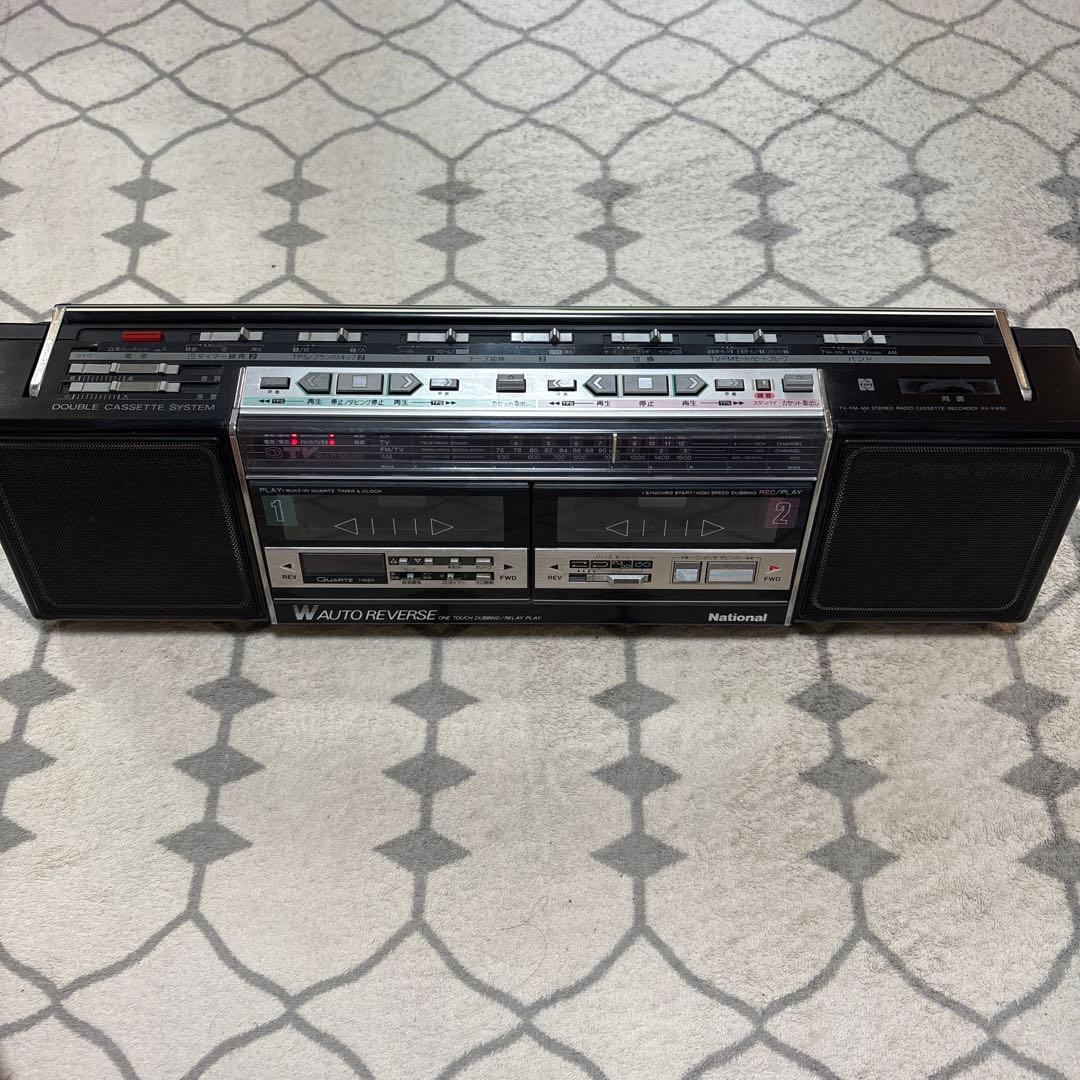 National ラブコール RX-FW50 ブラック レトロ ラジカセ