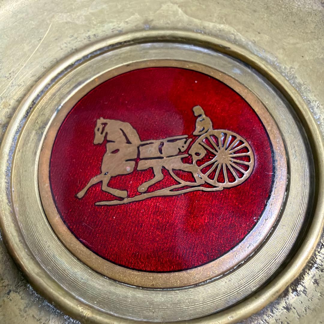 【希少】セリーヌ CELINE ヴィンテージ トレイ 真鍮 ロゴ イタリア製