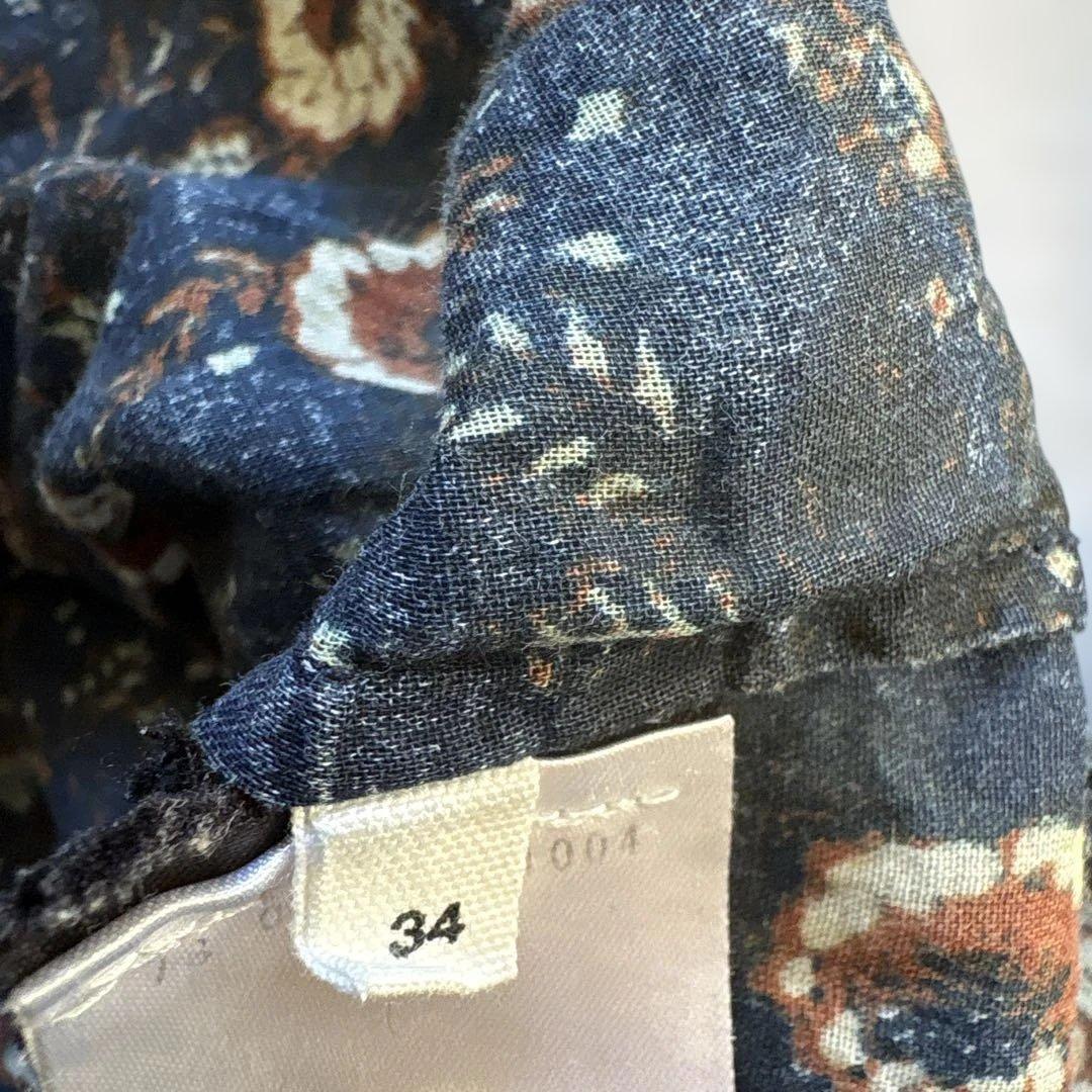 新木優子さん着用♡✨イザベルマラン フリルレース フラワープリントブラウス34