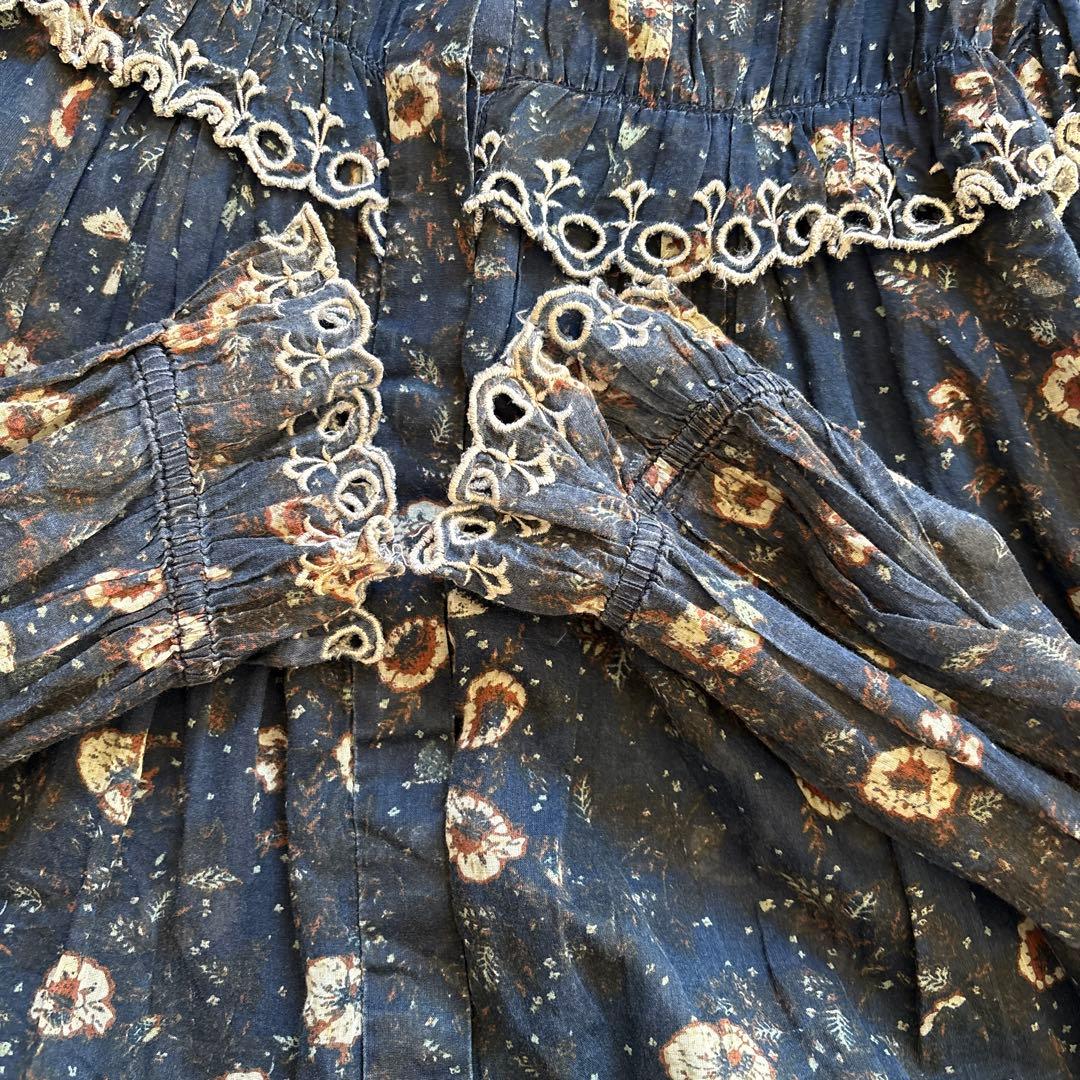 新木優子さん着用♡✨イザベルマラン フリルレース フラワープリントブラウス34