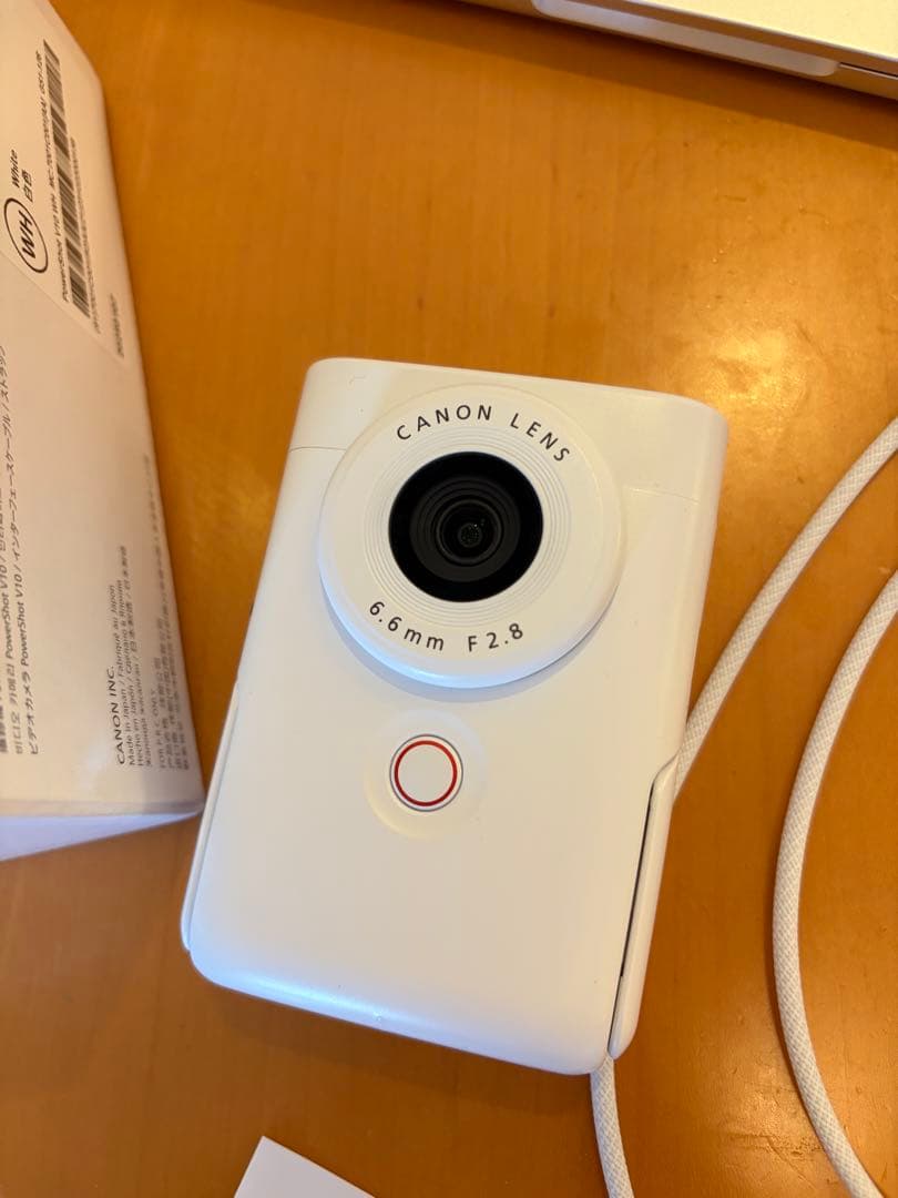 10/8まで　未使用　canon vlog コンデジ　powershot v10