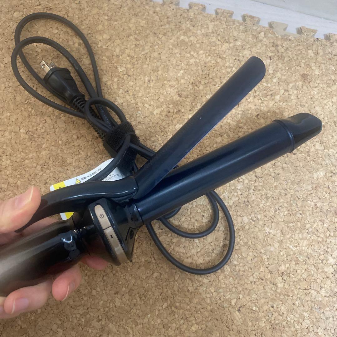 LUMIELINA ヘアビューロン　カールヘアアイロン ブラック/シルバー