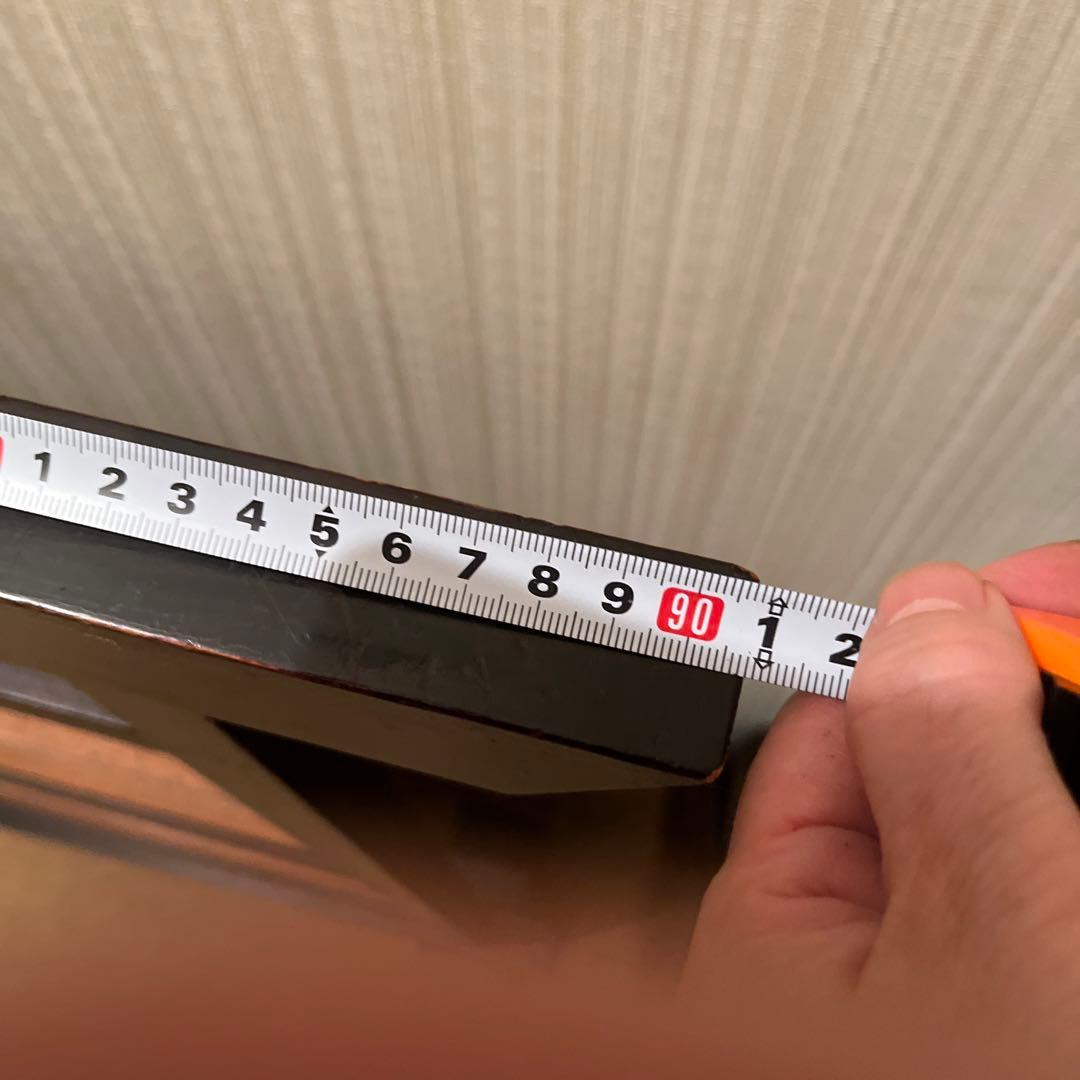 天然木ついたて　間仕切り　衝立和風パーテーション　ヴィンテージ家具　裏障子付き