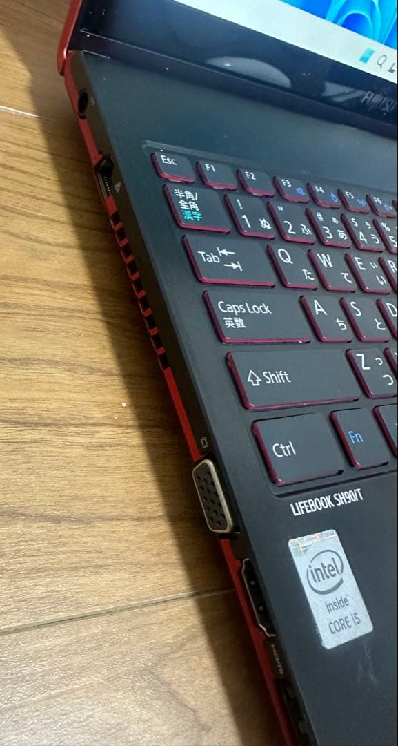 富士通SH90/T i5 タッチパネルWin11 office 2024