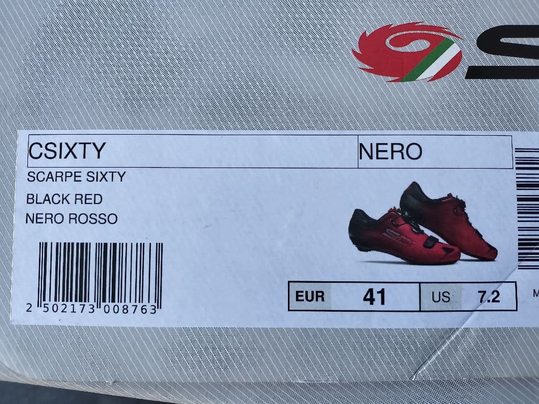 SIDI Sixty BLACK/RED サイズEU 41　未使用品