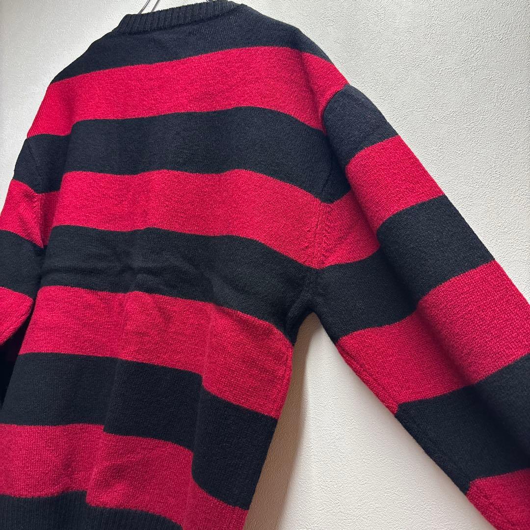 m*o様 ☆ ナンバーナイン L 赤黒ボーダー 06期風 カートコバーン ニット
