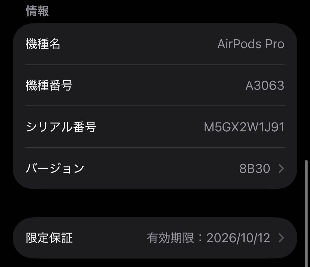 Apple AirPods Pro 第3世代 充電ケース A3122 56