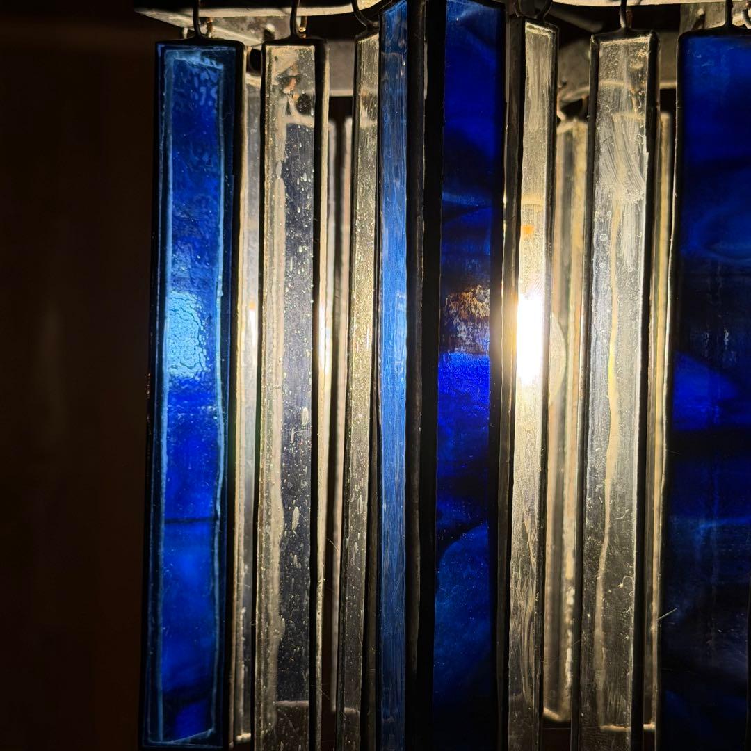 アンティークガラスのステンドグラス・ペンダントライト