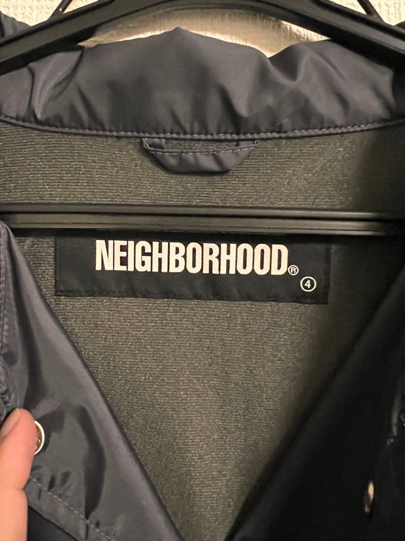 ヘ*師様 NEIGHBORHOOD コーチジャケット サイズ4 グレー　長瀬智也