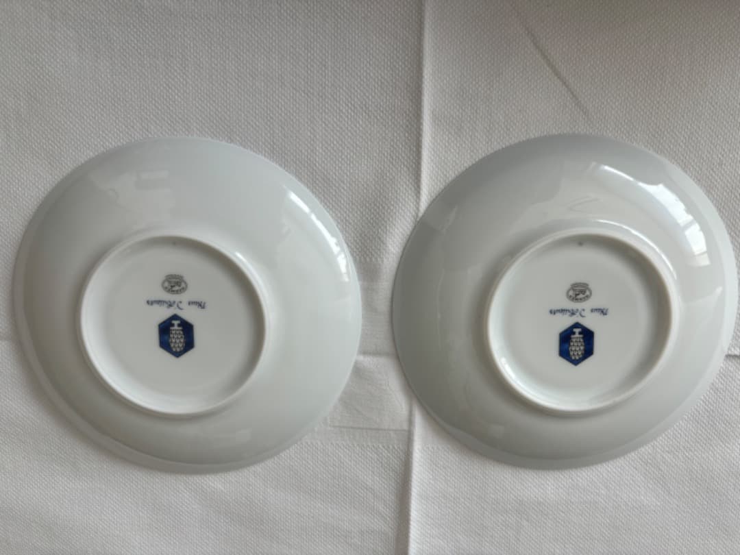 HERMES ブルーダイユール デザート皿