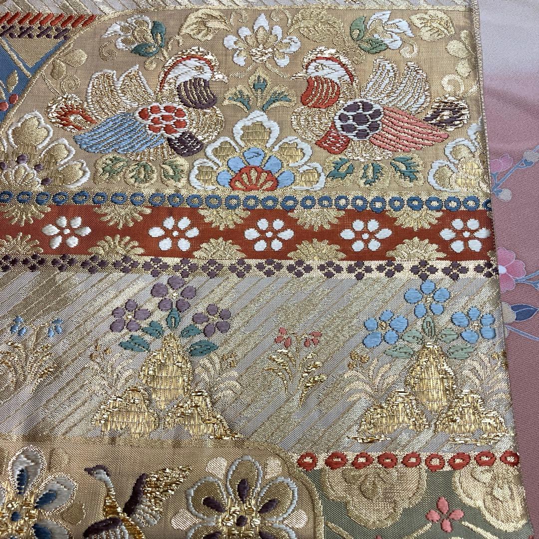 美品４点 ＊本加賀友禅作家落款入り 訪問着＊本金箔袋帯　入学式卒業式 結婚式