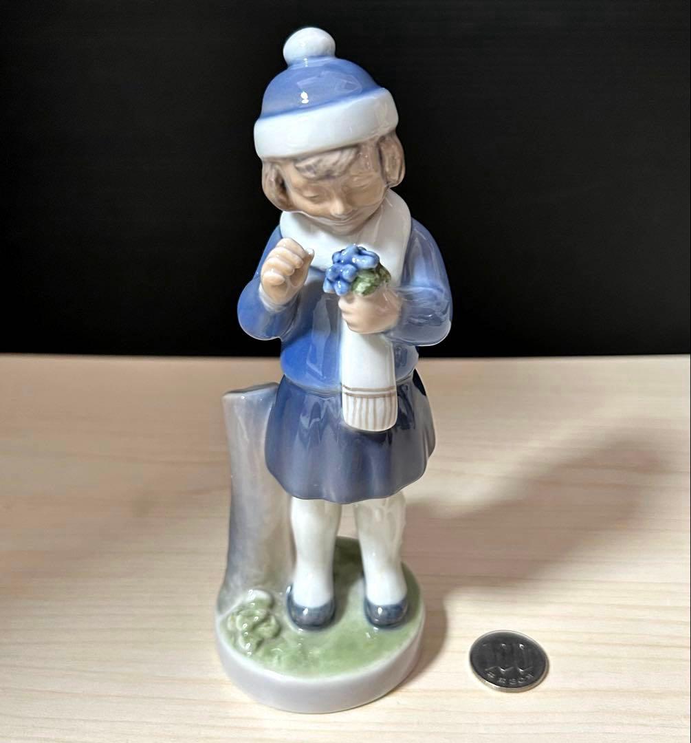 ロイヤルコペンハーゲン　March フィギュリン　一級品　デンマーク製　美品
