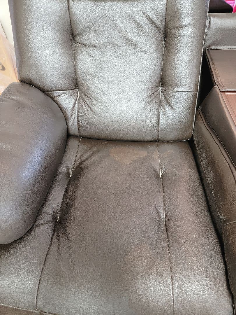 3P電動リクライナー　ソファー ドリンクホルダー付き