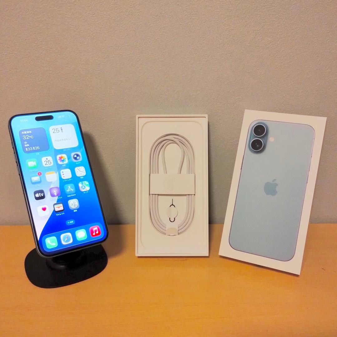 ✴極美‼︎✴ iPhone16 Plus 256GB| フィルム+ケースセット！