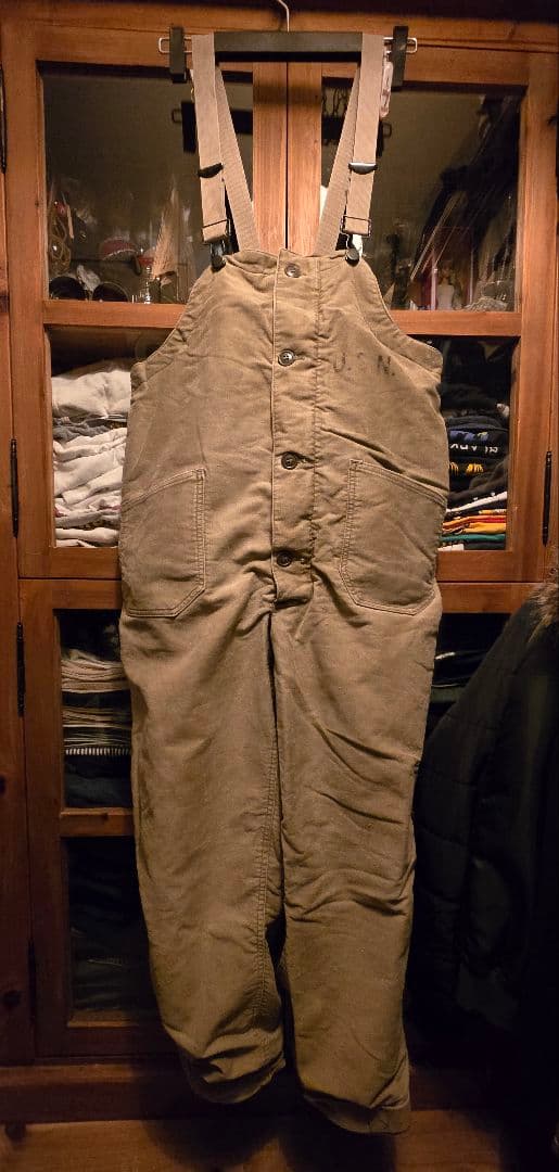 ☆ 1940'S U.S.N. DECKPANTS KHAKI MEDIUM