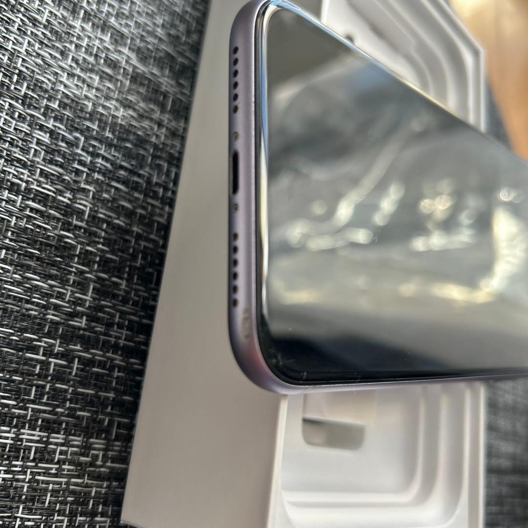Apple iPhone 11 パープル 本体と付属品　128G