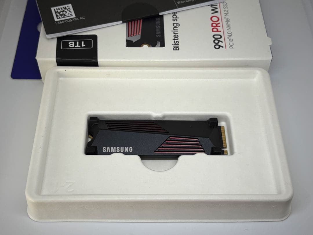 内蔵型SSD SAMSUNG 990 PRO with Heatsink 1TB Gen4