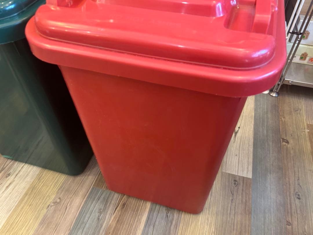 ダルトン　PLASTIC TRASH CAN 45L 3点まとめて　赤　黄色　緑