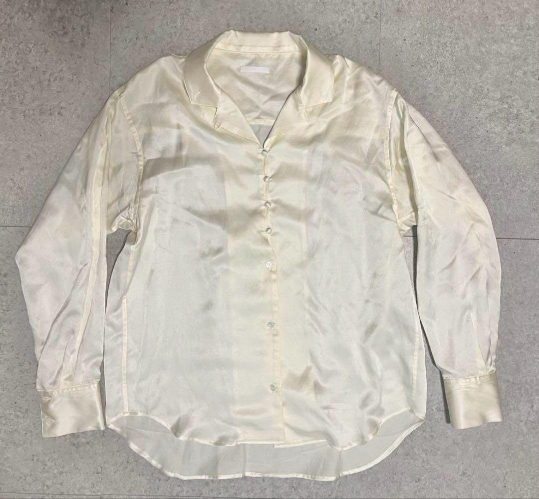 enof silk shirt EN24SH060104 Ecru エクリュ