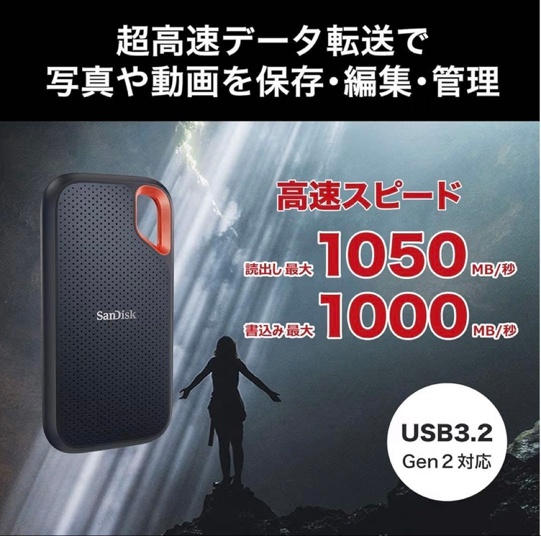 新品•未開封　SanDisk 1TB 外付けSSD