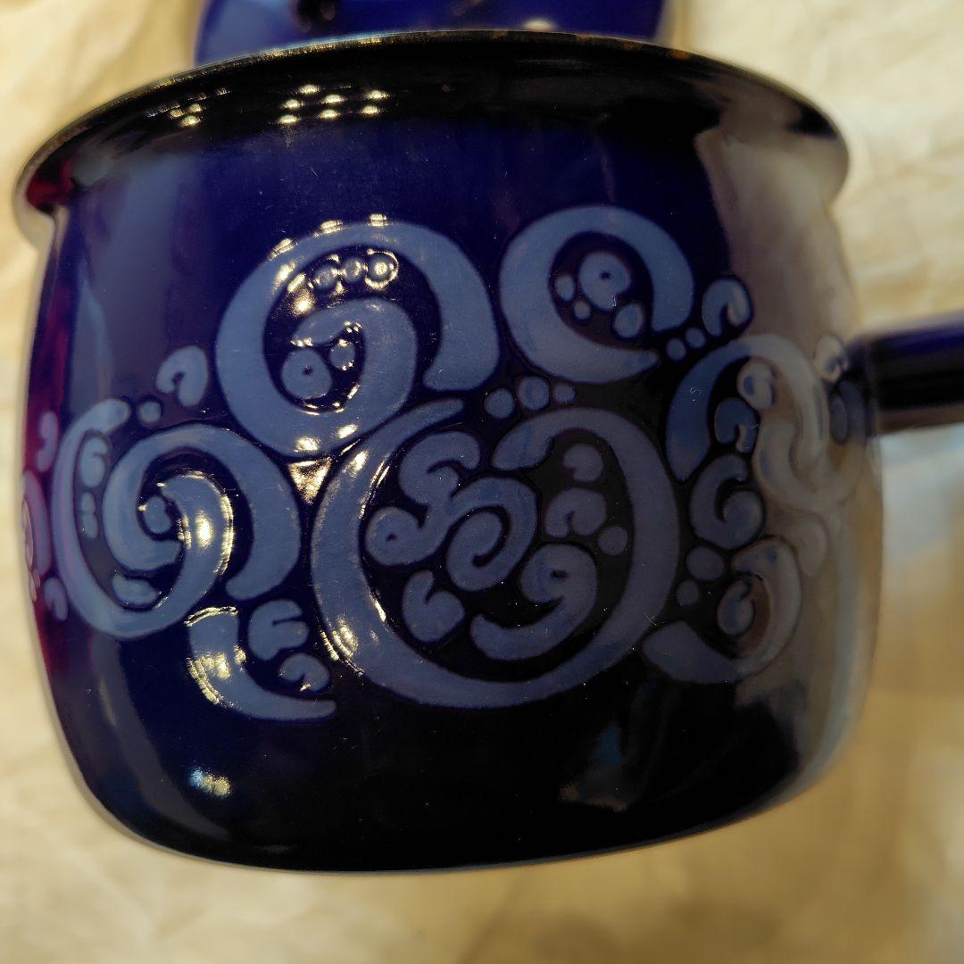 【希少】北欧ヴィンテージ　フィンランド　finel社　ホーロー鍋