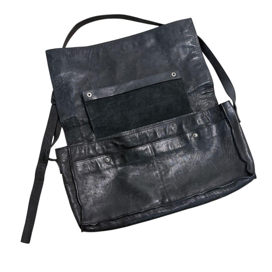 希少 00's Y's RED LABEL 銀箔 ショルダーバッグ