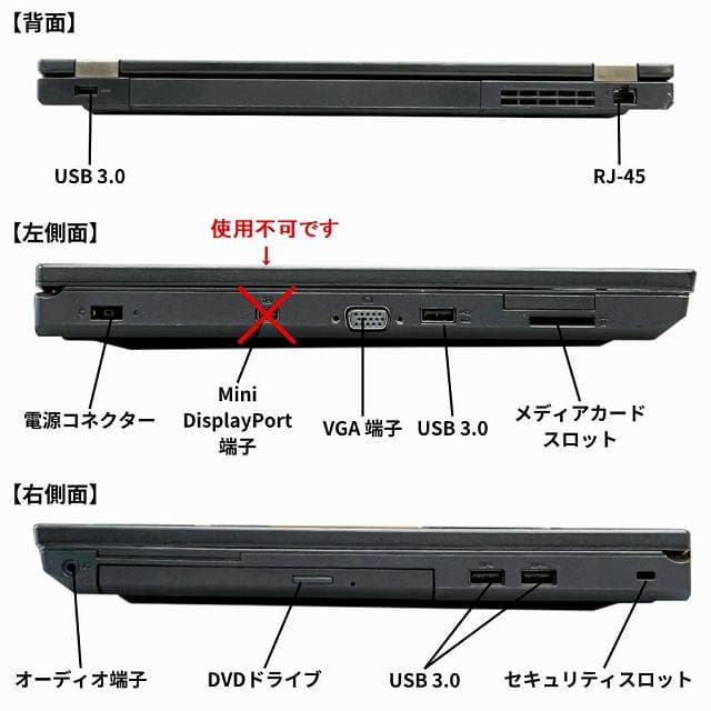 Lenovo ThinkPad L570 第7世代Corei5 SSD256GB