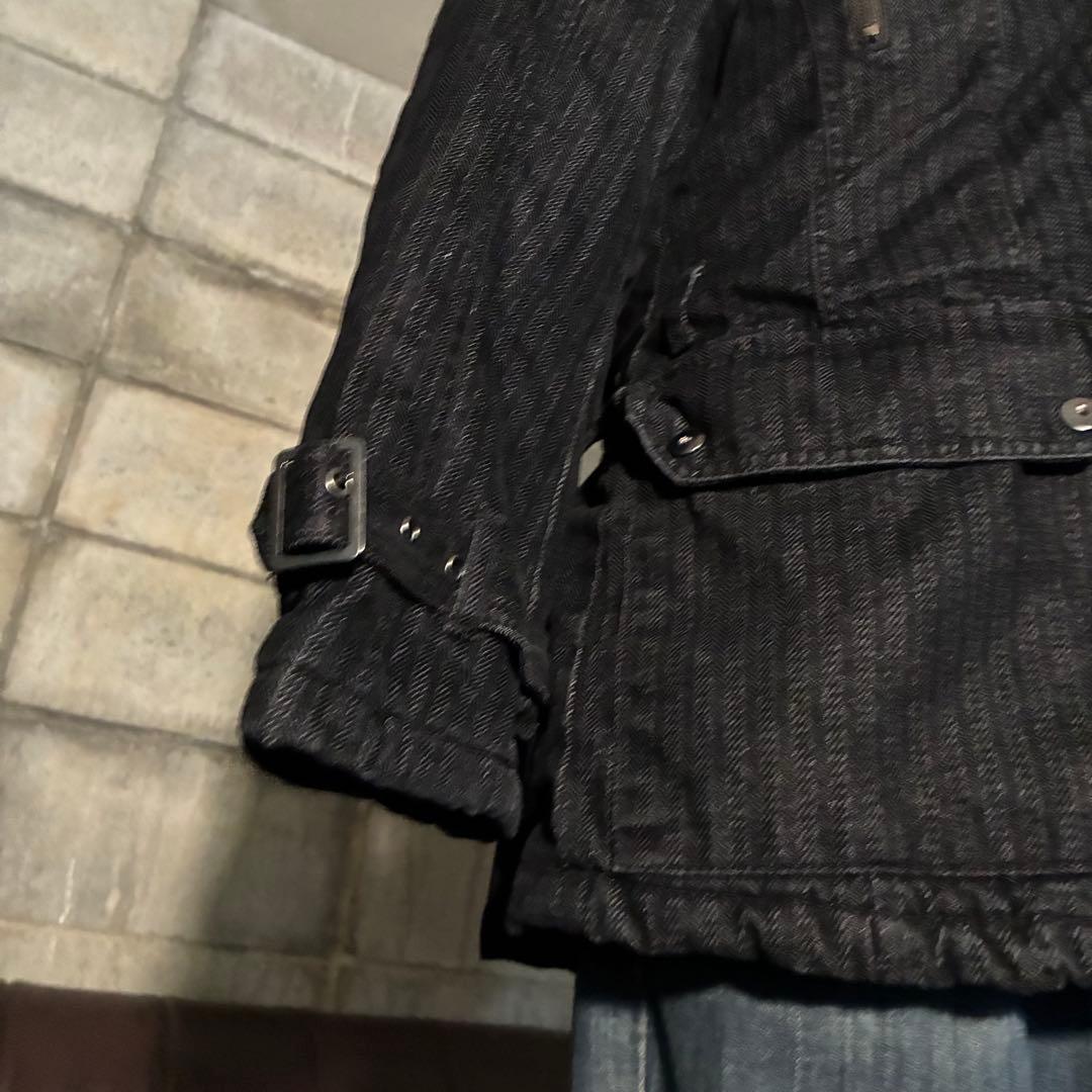 ダークコア　グランジ　ファー付き　モッズコート　平成　お兄系　ギミック　中綿