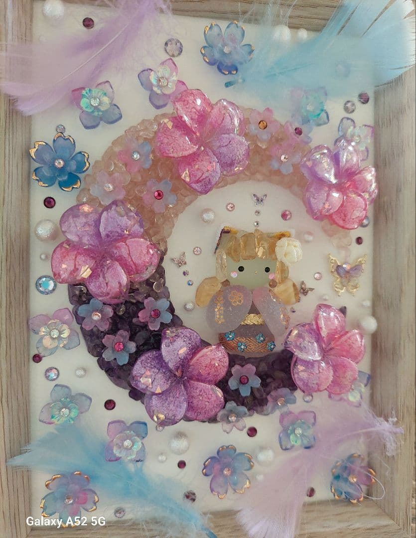 シーグラスアート Flower Moon♪ 専用です(♡ᴗ͈ˬᴗ͈)