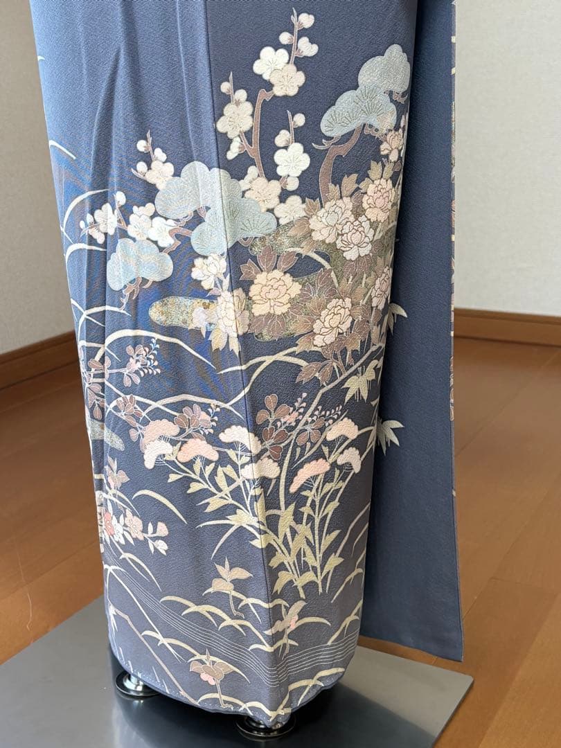 専用3000円引4点フルセット　正絹訪問着　袋帯　帯揚げ　帯締め袋帯リバーシブル