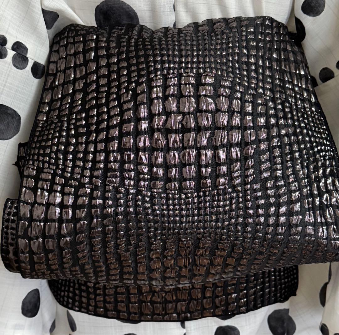 大人兵児帯【シャクヤク】　【メタル】のセット