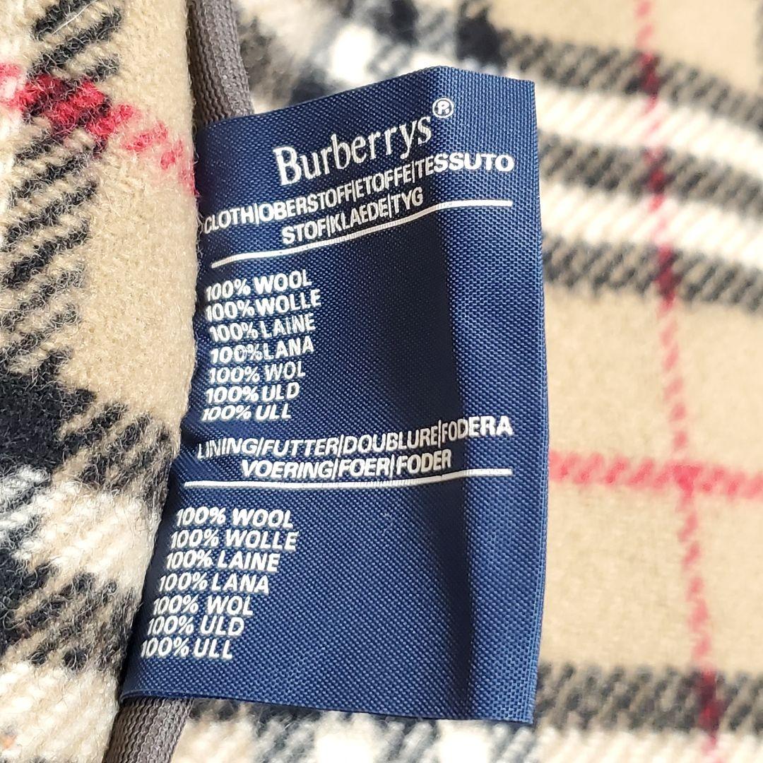 美品✨バーバリー ノバチェック ダッフルコート ロング 英国製 キャメル