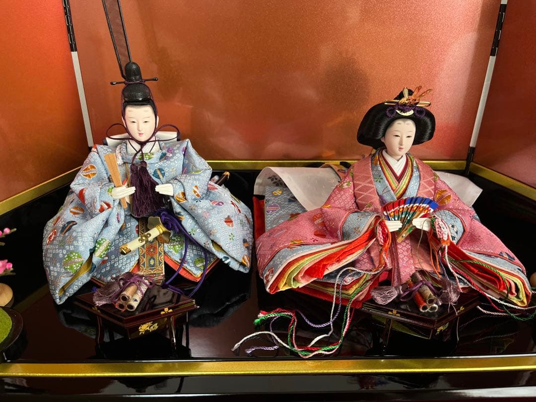 親王飾り　鞠桜　セット